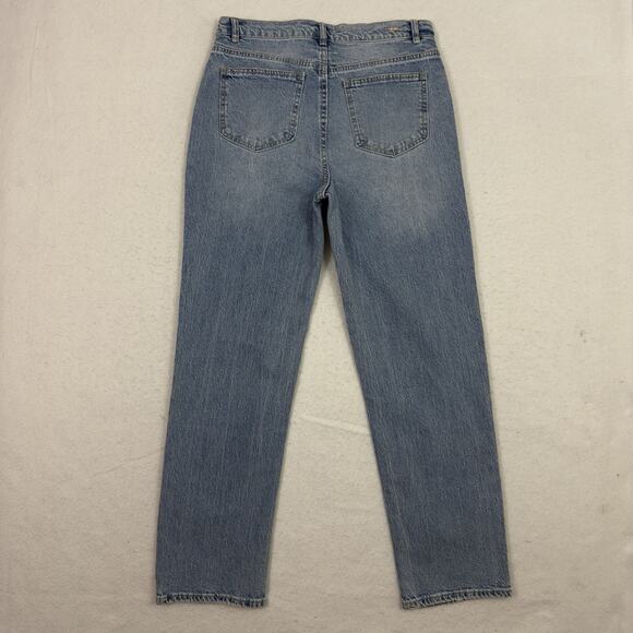 Habitual Womens Straight Leg Jeans Size 8 / 29 Blue High Rise Stretch Denim NWT - Picture 5 of 16